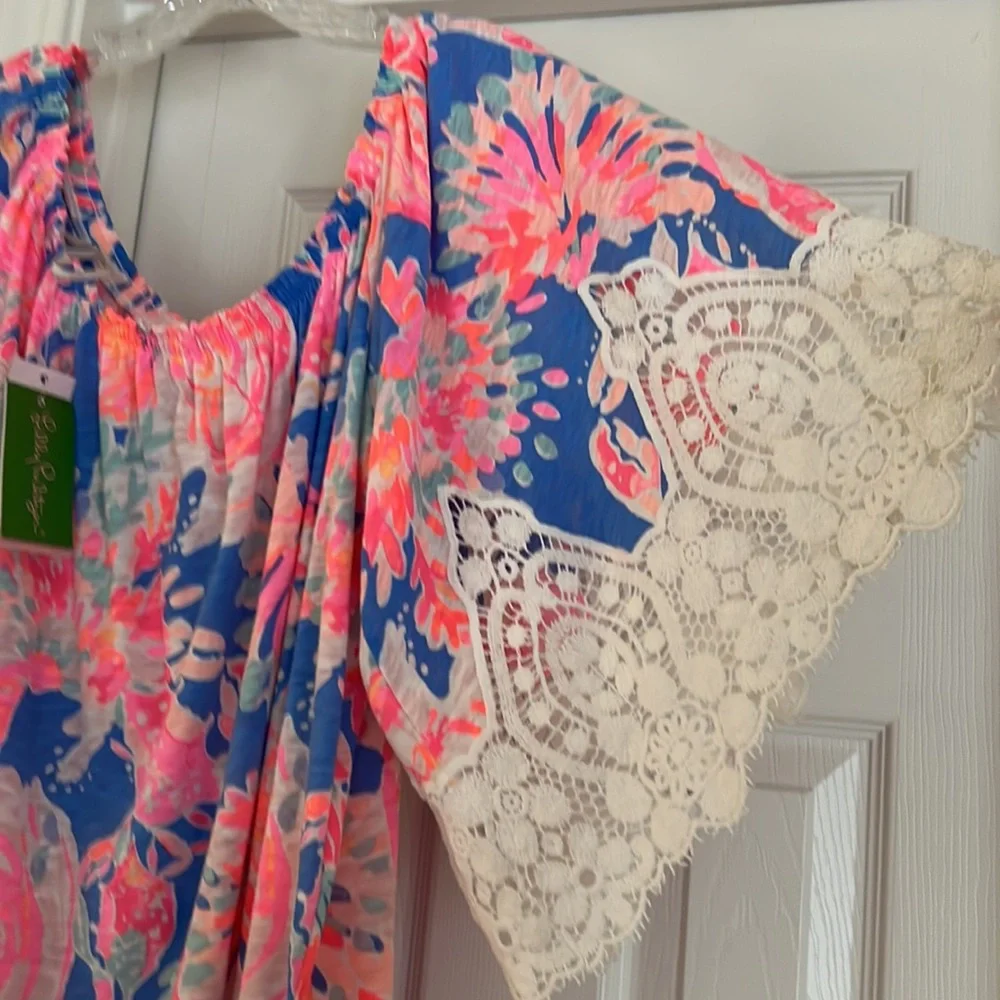 Lilly Pulitzer Zaylee off the shoulder top - Picture 5 of 9